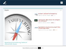 Tablet Screenshot of bewerbungsanschreiben.info